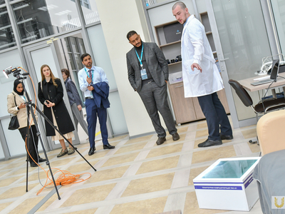 Visit of a delegation from the Abu Dhabi Aquatics Club (UAE) / Pavel Zheleznyak