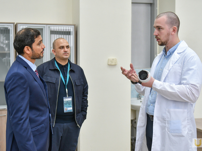 Visit of a delegation from the Abu Dhabi Aquatics Club (UAE) / Pavel Zheleznyak