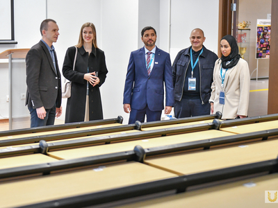 Visit of a delegation from the Abu Dhabi Aquatics Club (UAE) / Pavel Zheleznyak