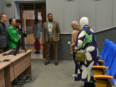 Kuwaiti delegation to the university's teaching and laboratory building / Pavel Zheleznyak