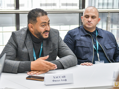 Visit of a delegation from the Abu Dhabi Aquatics Club (UAE) / Pavel Zheleznyak