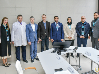 Visit of a delegation from the Abu Dhabi Aquatics Club (UAE) / Pavel Zheleznyak