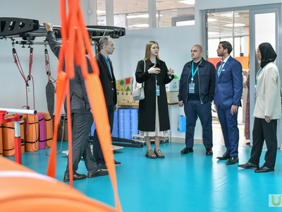 Visit of a delegation from the Abu Dhabi Aquatics Club (UAE) / Pavel Zheleznyak