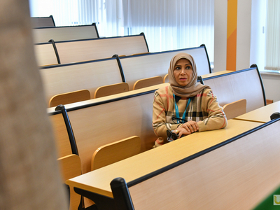 Kuwaiti delegation to the university's teaching and laboratory building / Pavel Zheleznyak