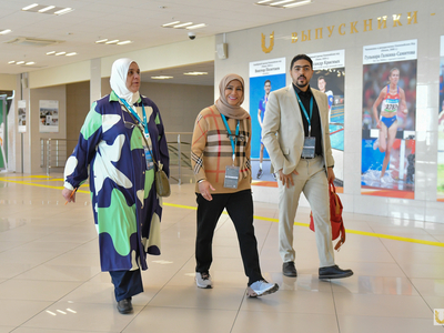 Kuwaiti delegation to the university's teaching and laboratory building / Pavel Zheleznyak