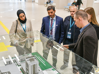 Visit of a delegation from the Abu Dhabi Aquatics Club (UAE) / Pavel Zheleznyak