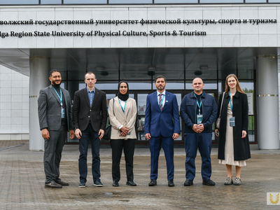 Visit of a delegation from the Abu Dhabi Aquatics Club (UAE) / Pavel Zheleznyak