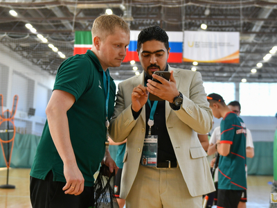 Kuwaiti delegation to the university's teaching and laboratory building / Pavel Zheleznyak