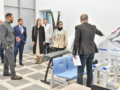 Visit of a delegation from the Abu Dhabi Aquatics Club (UAE) / Pavel Zheleznyak