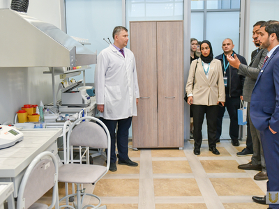 Visit of a delegation from the Abu Dhabi Aquatics Club (UAE) / Pavel Zheleznyak