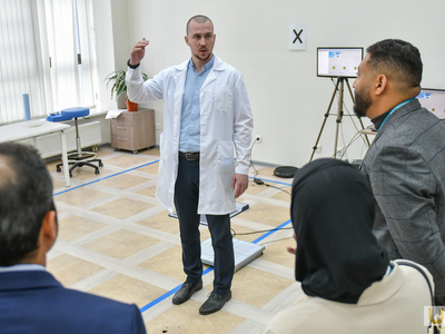 Visit of a delegation from the Abu Dhabi Aquatics Club (UAE) / Pavel Zheleznyak