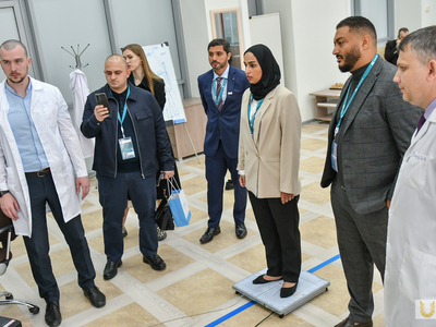 Visit of a delegation from the Abu Dhabi Aquatics Club (UAE) / Pavel Zheleznyak