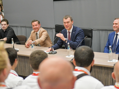 Игры БРИКС-2024: встреча министра спорта РФ со спортсменами / Павел Железняк