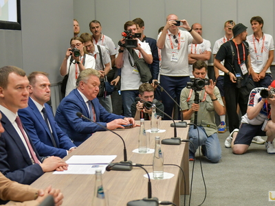 Игры БРИКС-2024: встреча министра спорта РФ со спортсменами / Павел Железняк