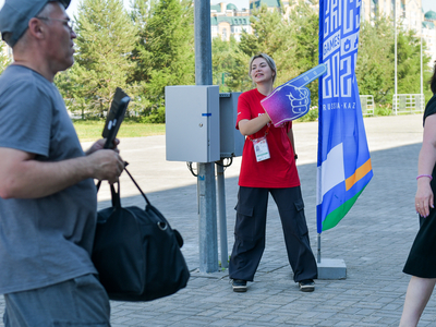 BRICS-2024 Games: Oleg Matytsin at the synchronised swimming competition / Pavel Zheleznyak