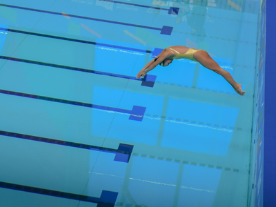 BRICS-2024 Games: Oleg Matytsin at the synchronised swimming competition / Pavel Zheleznyak