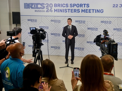 Meeting of the BRICS Sports Ministers / Egor Danilov, Danil Alekhin, Pavel Zheleznyak
