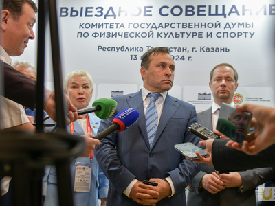 Игры БРИКС-2024: заседание комитета ГД РФ по ФК и спорту и экскурсия по объектам университета / Павел Железняк