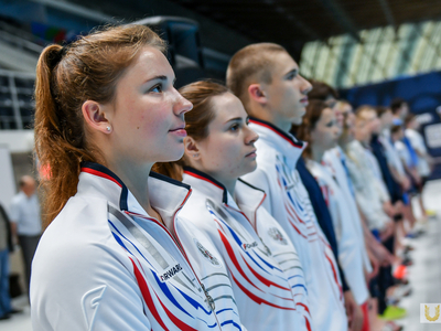 Открытие чемпионата России по прыжкам в воду/ Павел Железняк