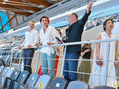 Аудиторы Healthy Campus на объектах университета / Павел Железняк