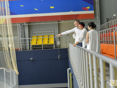 Аудиторы Healthy Campus на объектах университета / Павел Железняк