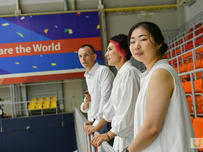 Аудиторы Healthy Campus на объектах университета / Павел Железняк