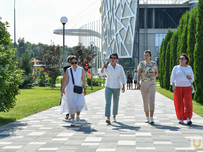 Аудиторы Healthy Campus на объектах университета / Павел Железняк