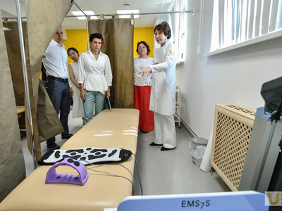 Аудиторы Healthy Campus на объектах университета / Павел Железняк