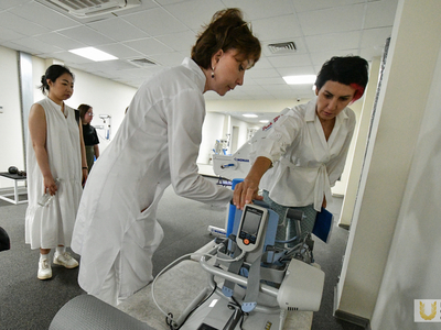 Аудиторы Healthy Campus на объектах университета / Павел Железняк