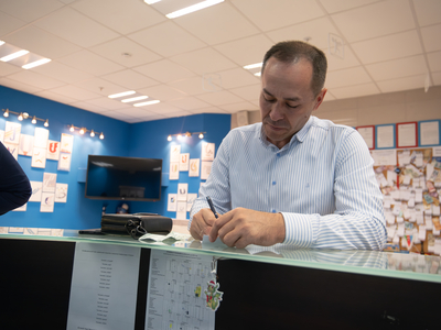 Визит заместителя председателя Госкомитета по физической культуре и спорту Туркменистана Сердара Атаева