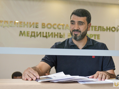 Medical examination of the UAE mini football team / Pavel Zheleznyak