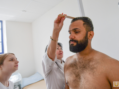 Medical examination of the UAE mini football team / Pavel Zheleznyak