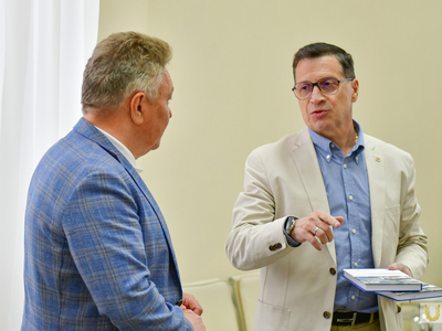 Встреча ректора с министром физической культуры и спорта Свердловской области / Павел Железняк