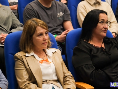 Встреча ректора университета со студентами колледжа, приуроченная к Дню СПО / Диана Алексеева, Павел Железняк