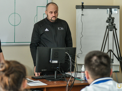 Открытие КПК "Тренер по футболу международной категории С-УЕФА" / Павел Железняк