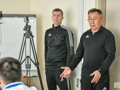 Открытие КПК "Тренер по футболу международной категории С-УЕФА" / Павел Железняк
