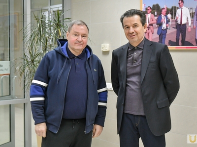 Встреча с президентом Всероссийской федерации гребли на байдарках и каноэ Евгением Архиповым / Павел Железняк