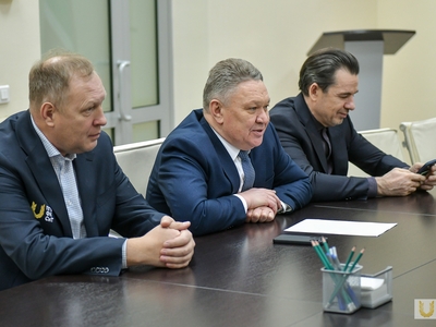 Встреча с президентом Всероссийской федерации гребли на байдарках и каноэ Евгением Архиповым / Павел Железняк