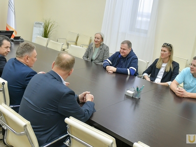 Встреча с президентом Всероссийской федерации гребли на байдарках и каноэ Евгением Архиповым / Павел Железняк