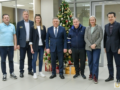 Встреча с президентом Всероссийской федерации гребли на байдарках и каноэ Евгением Архиповым / Павел Железняк