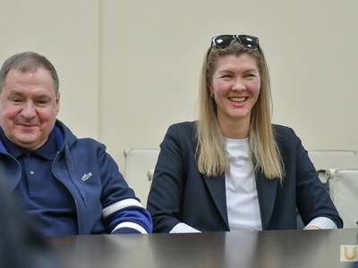 Встреча с президентом Всероссийской федерации гребли на байдарках и каноэ Евгением Архиповым / Павел Железняк