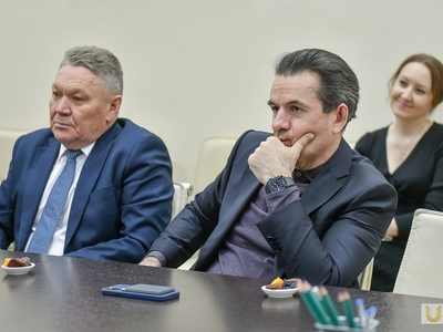 Встреча с президентом Всероссийской федерации гребли на байдарках и каноэ Евгением Архиповым / Павел Железняк