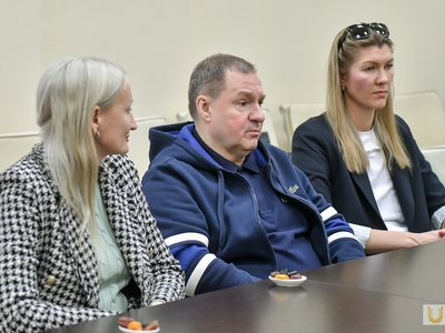 Встреча с президентом Всероссийской федерации гребли на байдарках и каноэ Евгением Архиповым / Павел Железняк