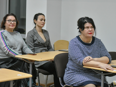 Встреча с иностранными студентами Университета / Павел Железняк