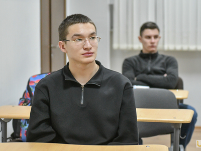 Встреча с иностранными студентами Университета / Павел Железняк