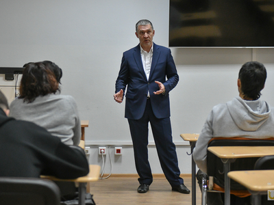 Встреча с иностранными студентами Университета / Павел Железняк