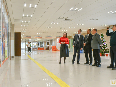 Представители Бухарского госуниверситета в Поволжском и встреча с ректором / Павел железняк