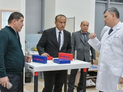 Представители Бухарского госуниверситета в Поволжском и встреча с ректором / Павел железняк