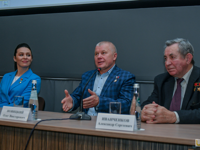 Герои России. Встреча со студентами / Павел Железняк