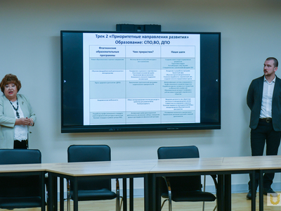 Стратегическая сессия. Определение приоритетных направлений программы развития Университета. Часть 2 / Илина Салихова